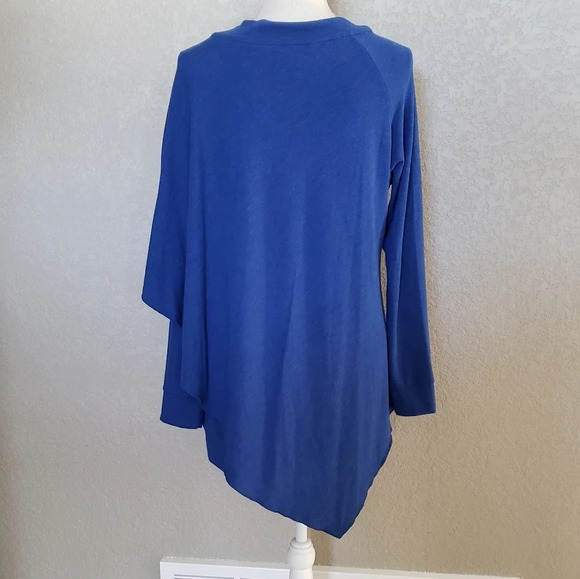Soft surroundings Aprina Tunic size Medium color blue - Picture 4 of 9